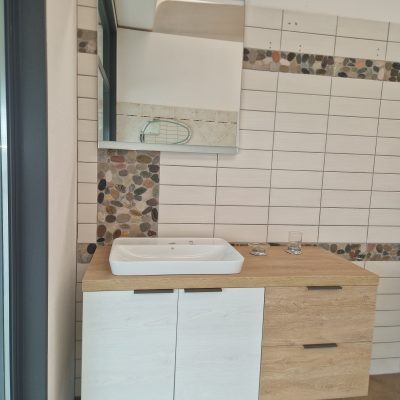 MOBILE LINEA SYSTEM NODATO BIANCO-ROVERE CM 120